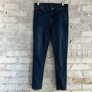 J Crew: 9” High Rise Toothpick Skinny Jeans